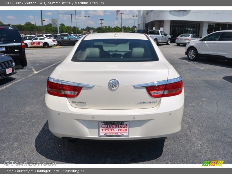 Summit White / Medium Titanium 2012 Buick Verano FWD
