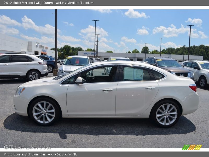 Summit White / Medium Titanium 2012 Buick Verano FWD