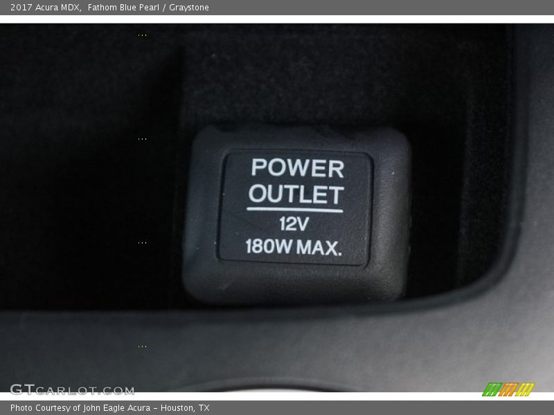 Fathom Blue Pearl / Graystone 2017 Acura MDX