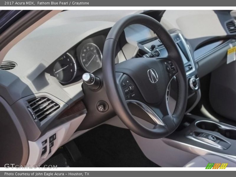 Fathom Blue Pearl / Graystone 2017 Acura MDX