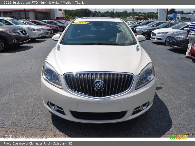 Summit White / Medium Titanium 2012 Buick Verano FWD