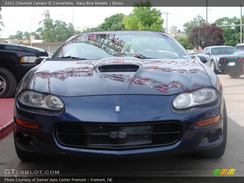 Navy Blue Metallic / Ebony 2001 Chevrolet Camaro SS Convertible