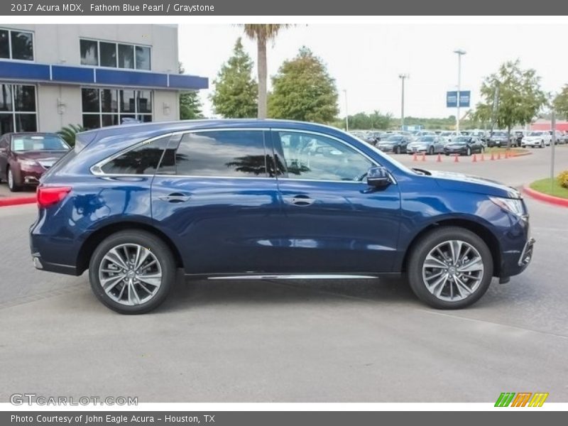 Fathom Blue Pearl / Graystone 2017 Acura MDX