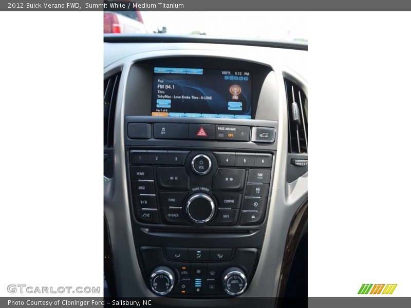 Summit White / Medium Titanium 2012 Buick Verano FWD