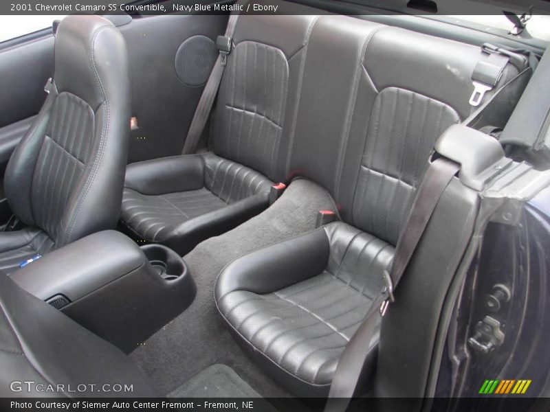 Navy Blue Metallic / Ebony 2001 Chevrolet Camaro SS Convertible