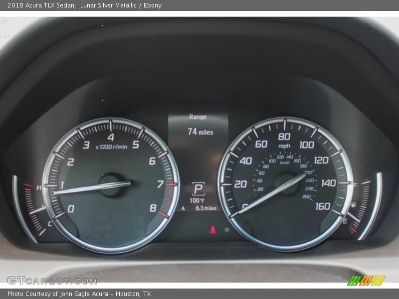 Lunar Silver Metallic / Ebony 2018 Acura TLX Sedan