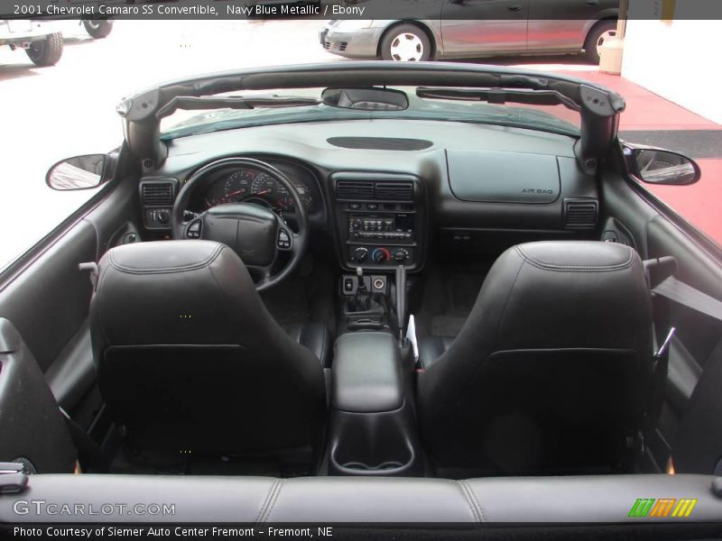 Navy Blue Metallic / Ebony 2001 Chevrolet Camaro SS Convertible