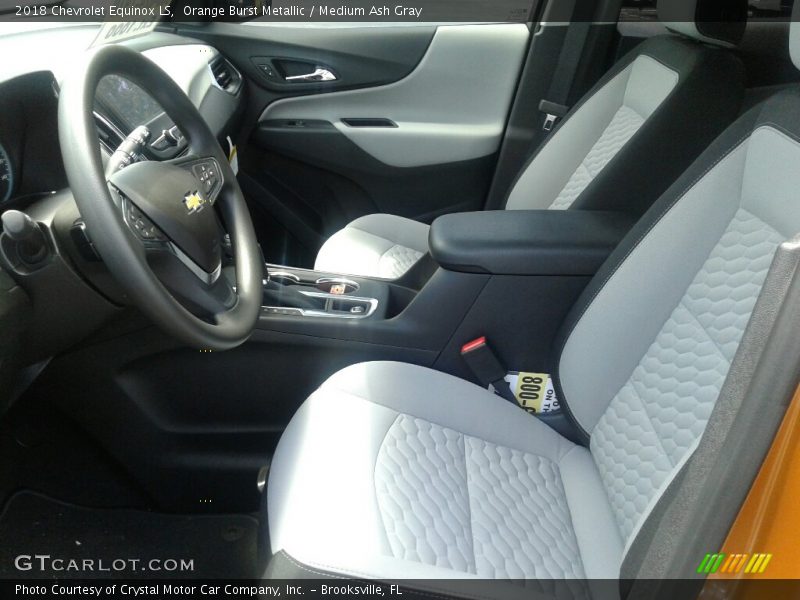 Orange Burst Metallic / Medium Ash Gray 2018 Chevrolet Equinox LS