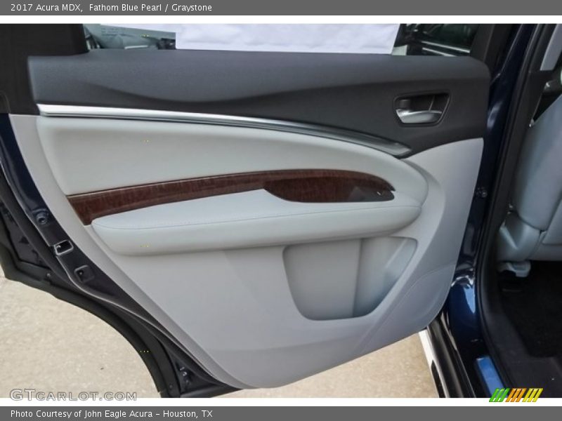 Fathom Blue Pearl / Graystone 2017 Acura MDX