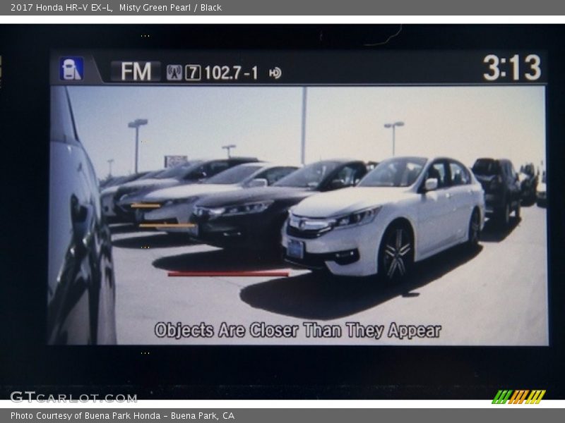 Misty Green Pearl / Black 2017 Honda HR-V EX-L