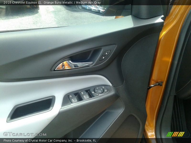 Orange Burst Metallic / Medium Ash Gray 2018 Chevrolet Equinox LS