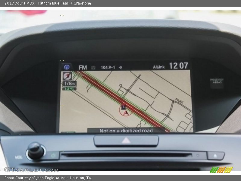 Fathom Blue Pearl / Graystone 2017 Acura MDX