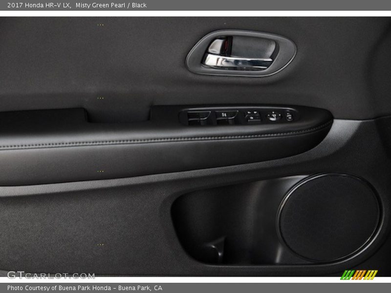 Misty Green Pearl / Black 2017 Honda HR-V LX