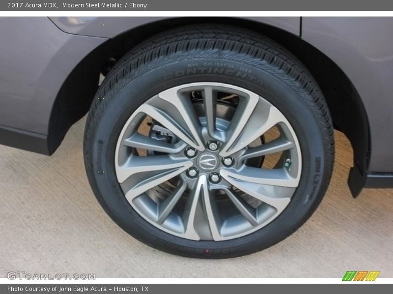 Modern Steel Metallic / Ebony 2017 Acura MDX