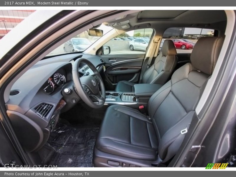 Modern Steel Metallic / Ebony 2017 Acura MDX