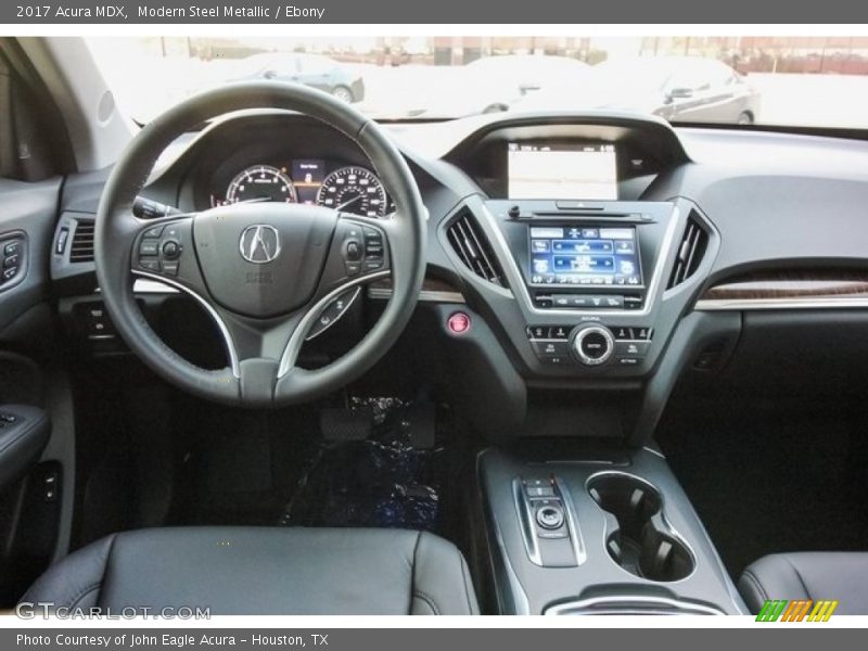 Modern Steel Metallic / Ebony 2017 Acura MDX