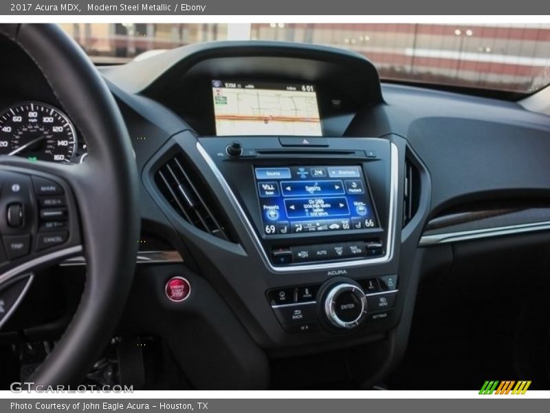 Modern Steel Metallic / Ebony 2017 Acura MDX