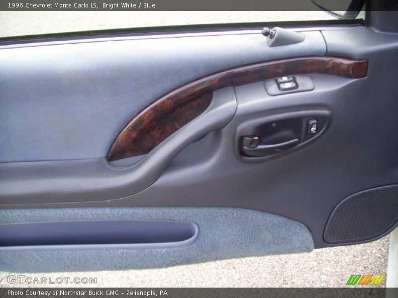 Bright White / Blue 1996 Chevrolet Monte Carlo LS