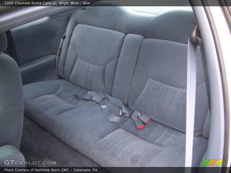 Bright White / Blue 1996 Chevrolet Monte Carlo LS