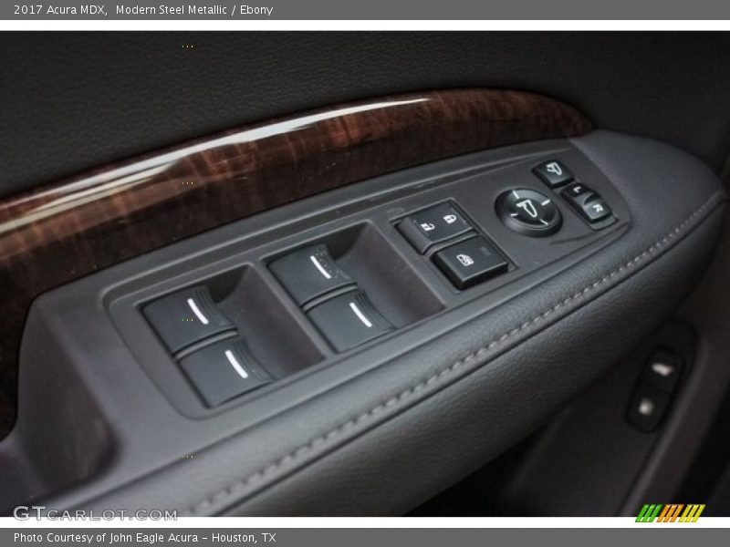 Modern Steel Metallic / Ebony 2017 Acura MDX