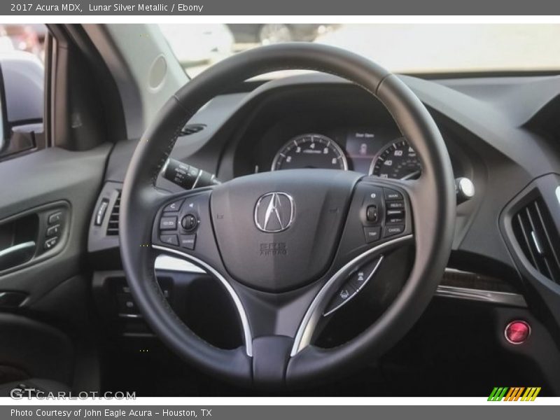 Lunar Silver Metallic / Ebony 2017 Acura MDX