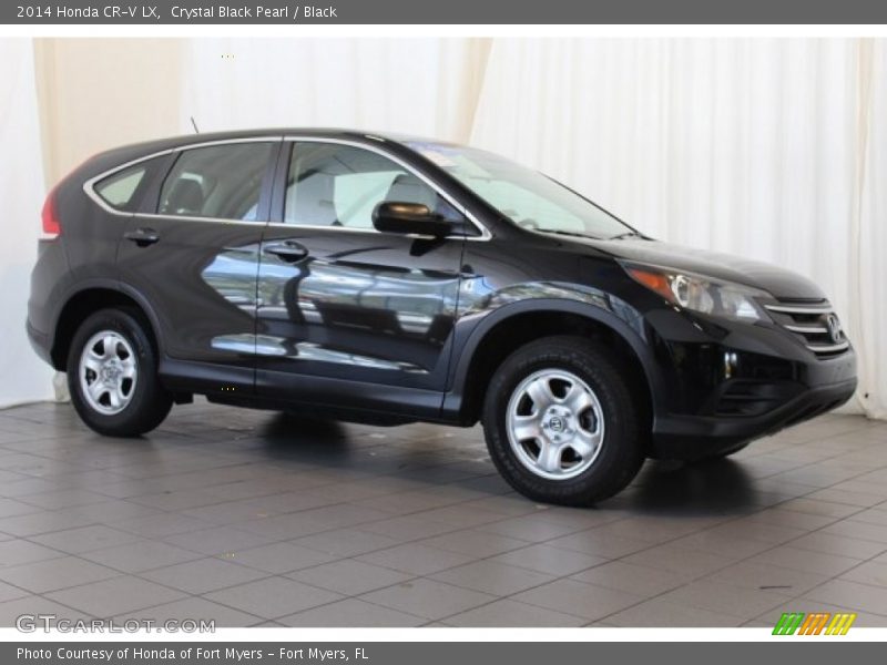 Crystal Black Pearl / Black 2014 Honda CR-V LX