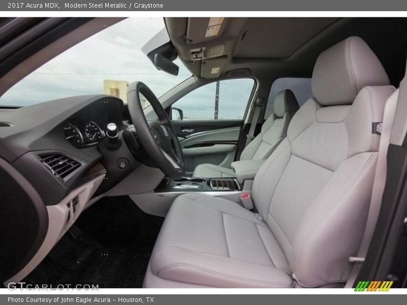 Front Seat of 2017 MDX 