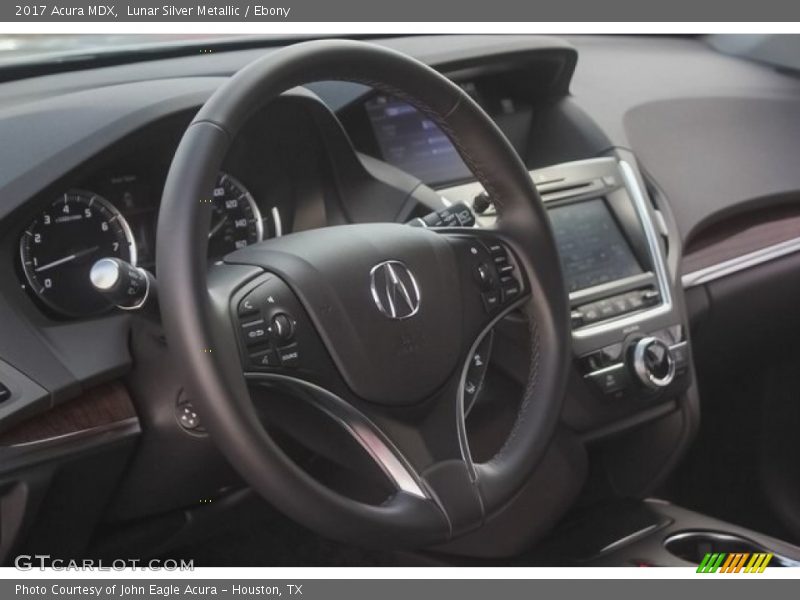 Lunar Silver Metallic / Ebony 2017 Acura MDX