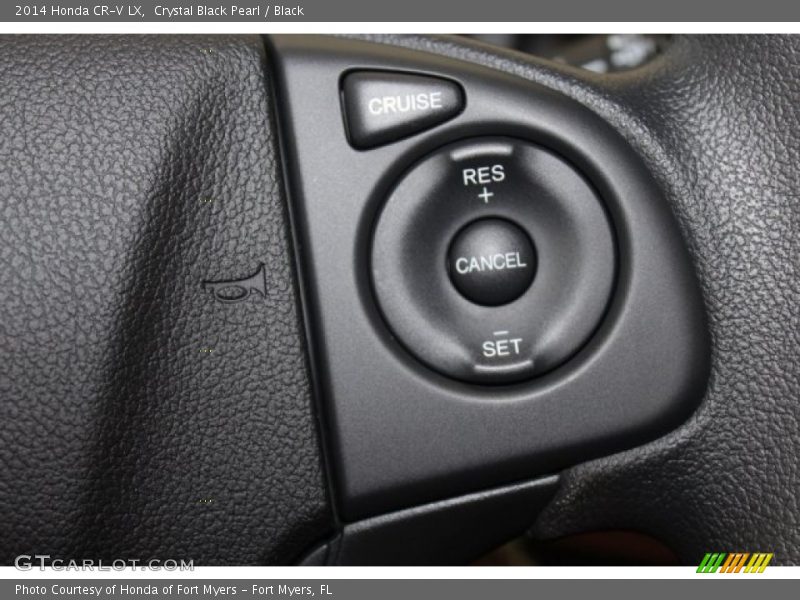 Crystal Black Pearl / Black 2014 Honda CR-V LX