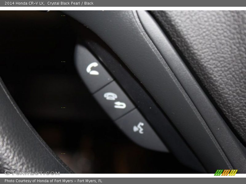 Crystal Black Pearl / Black 2014 Honda CR-V LX