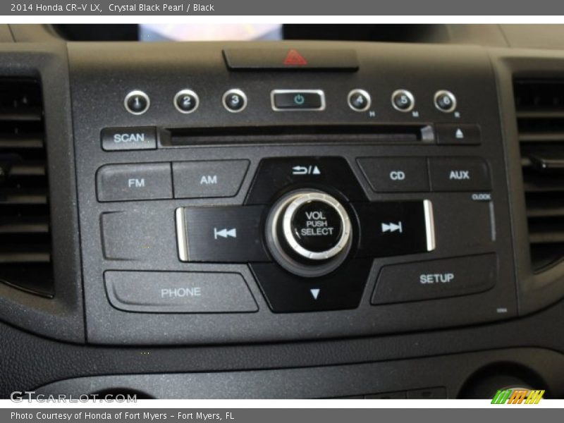 Crystal Black Pearl / Black 2014 Honda CR-V LX