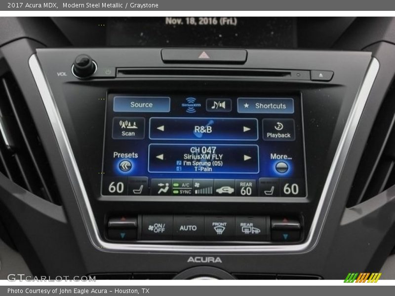 Controls of 2017 MDX 