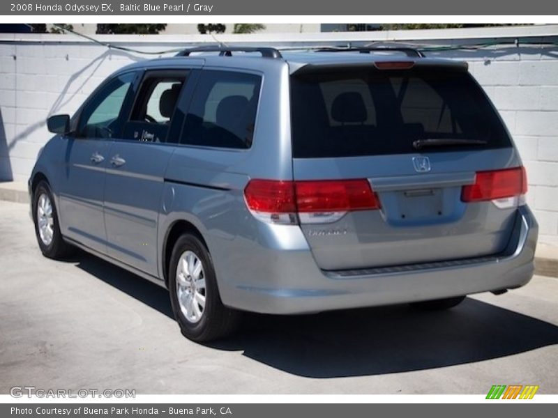 Baltic Blue Pearl / Gray 2008 Honda Odyssey EX