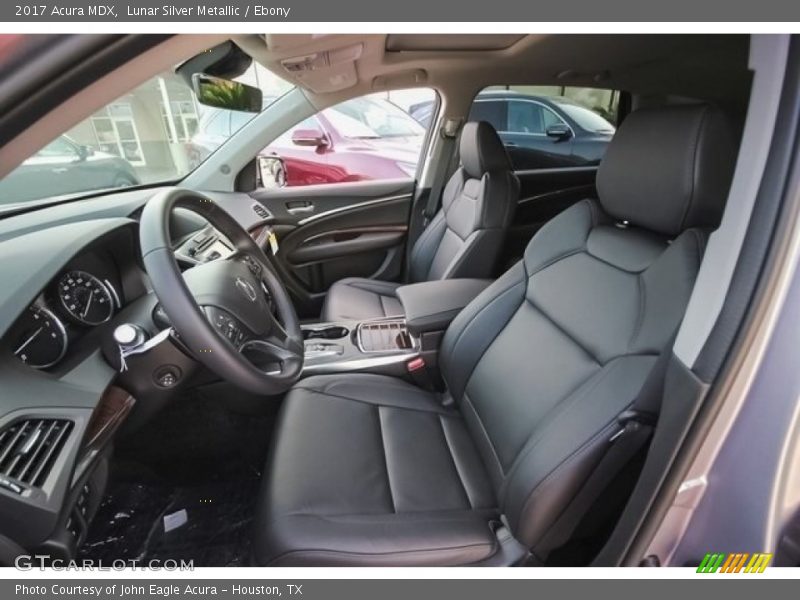 Front Seat of 2017 MDX 
