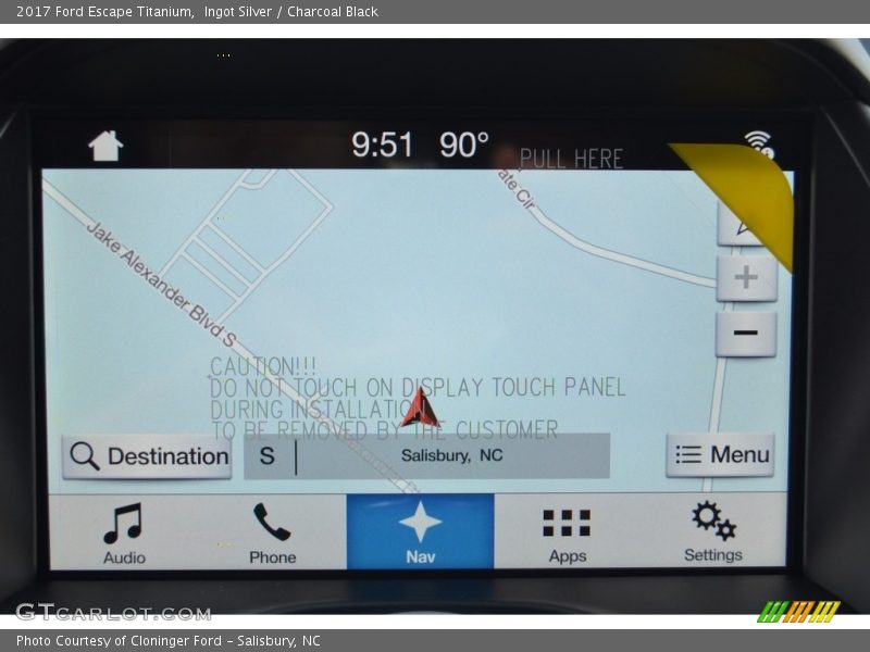 Ingot Silver / Charcoal Black 2017 Ford Escape Titanium