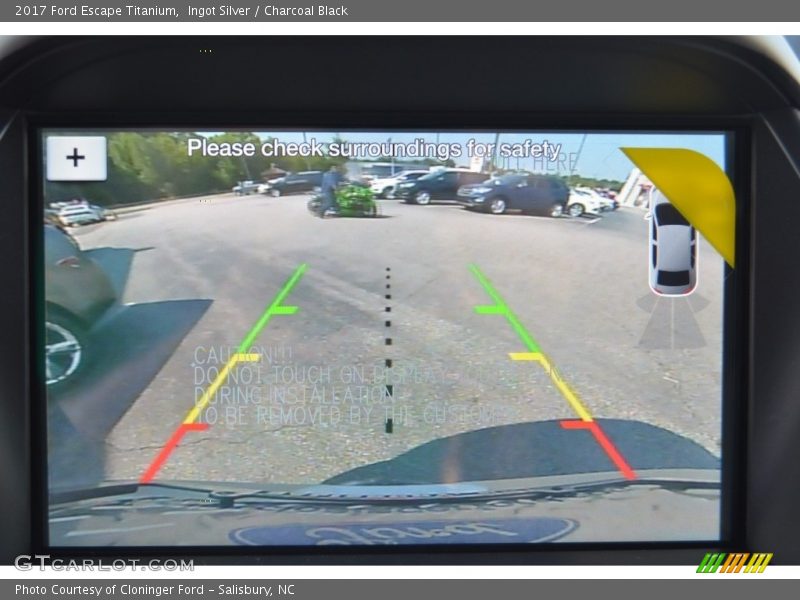 Ingot Silver / Charcoal Black 2017 Ford Escape Titanium