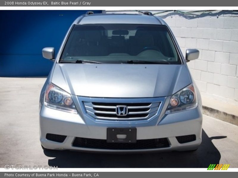 Baltic Blue Pearl / Gray 2008 Honda Odyssey EX