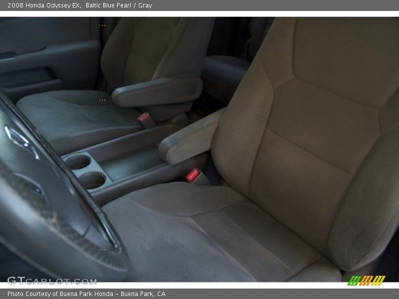 Baltic Blue Pearl / Gray 2008 Honda Odyssey EX