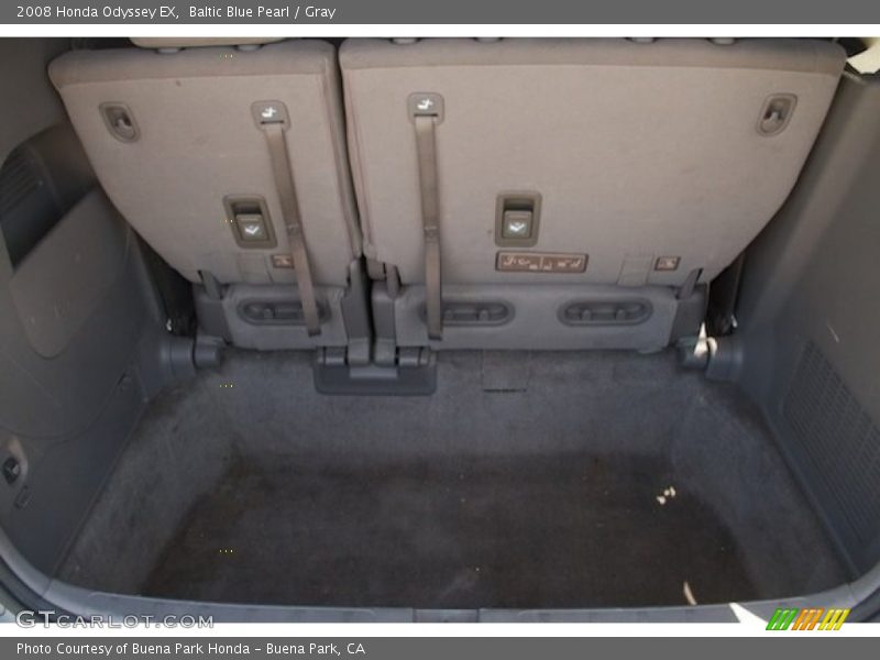 Baltic Blue Pearl / Gray 2008 Honda Odyssey EX