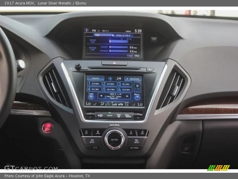 Controls of 2017 MDX 