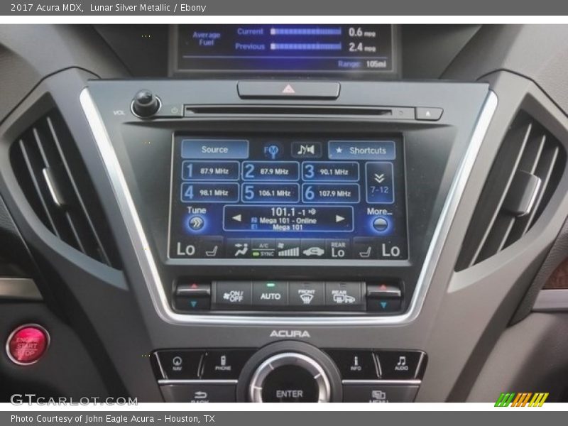 Controls of 2017 MDX 