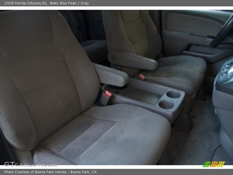 Baltic Blue Pearl / Gray 2008 Honda Odyssey EX
