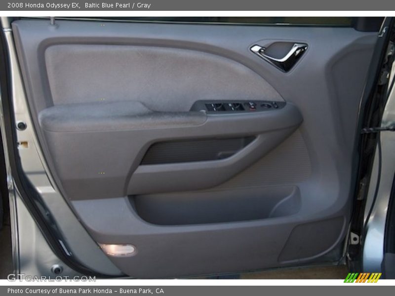 Baltic Blue Pearl / Gray 2008 Honda Odyssey EX