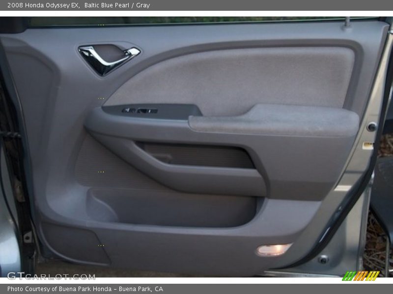 Baltic Blue Pearl / Gray 2008 Honda Odyssey EX