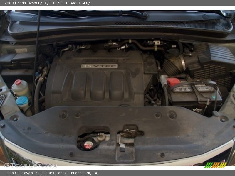 Baltic Blue Pearl / Gray 2008 Honda Odyssey EX