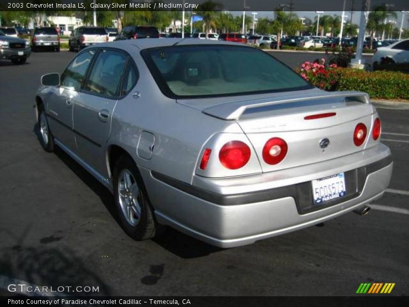 Galaxy Silver Metallic / Medium Gray 2003 Chevrolet Impala LS