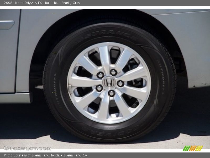 Baltic Blue Pearl / Gray 2008 Honda Odyssey EX