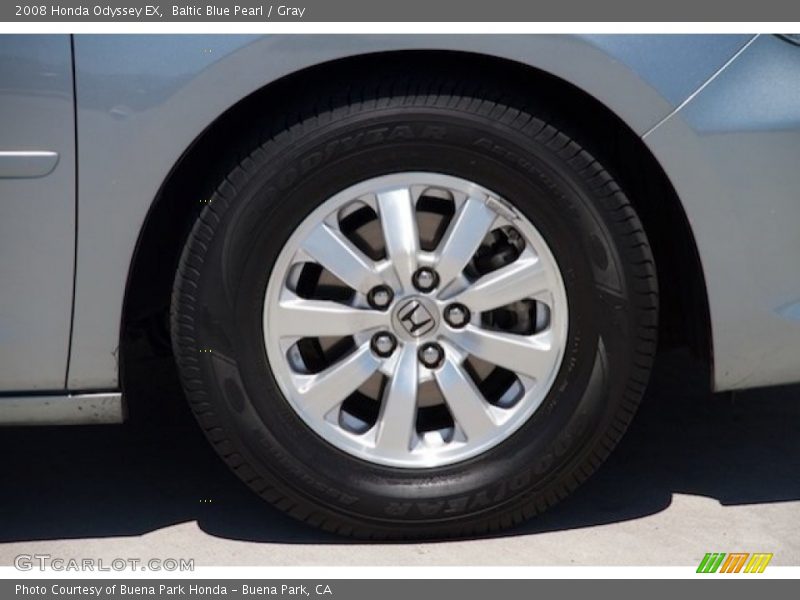 Baltic Blue Pearl / Gray 2008 Honda Odyssey EX