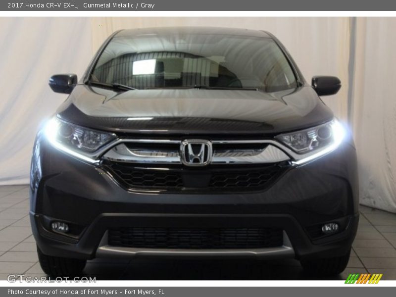 Gunmetal Metallic / Gray 2017 Honda CR-V EX-L