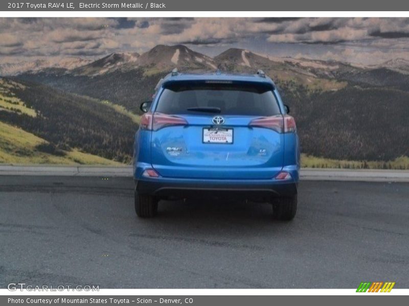Electric Storm Metallic / Black 2017 Toyota RAV4 LE
